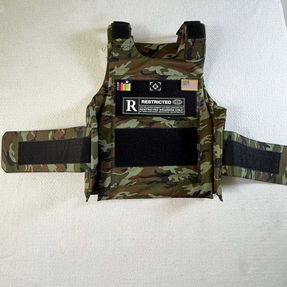 Of All Threads Tactical Vest Mens OSFA Camo ICONS Restricted Green Camo NEW - Picture 6 of 11